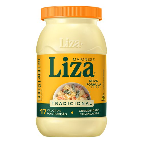 MAIONESE LIZA 450G TRADICIONAL MAIONESE LIZA 450G TRADICIONAL