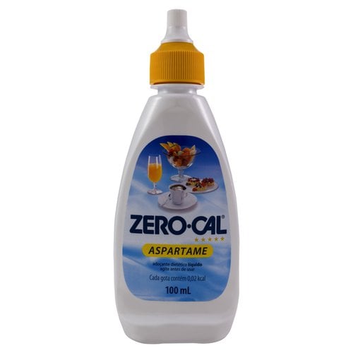 Adoçante Líquido Aspartame Zero Cal Frasco 100ml Adoçante Líquido Aspartame Zero Cal Frasco 100ml