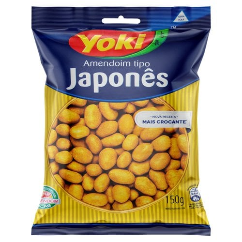 Amendoim Japonês Yoki Pacote 150g Amendoim Japonês Yoki Pacote 150g