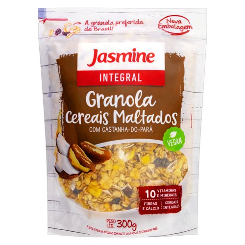Granola Cereais Maltados Jasmine Pouch 300g Granola Cereais Maltados Jasmine Pouch 300g