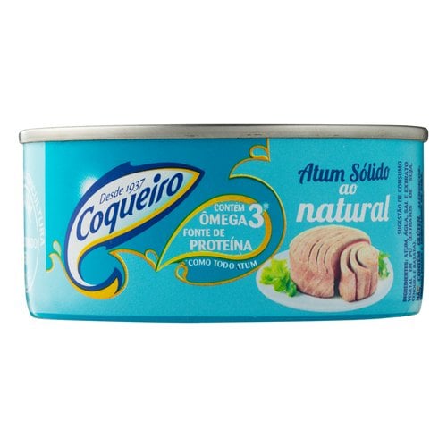 Atum Sólido em Água Coqueiro Lata 130g Atum Sólido em Água Coqueiro Lata 130g