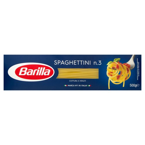 Macarrão de Sêmola Espaguete 3 Barilla Caixa 500g Macarrão de Sêmola Espaguete 3 Barilla Caixa 500g