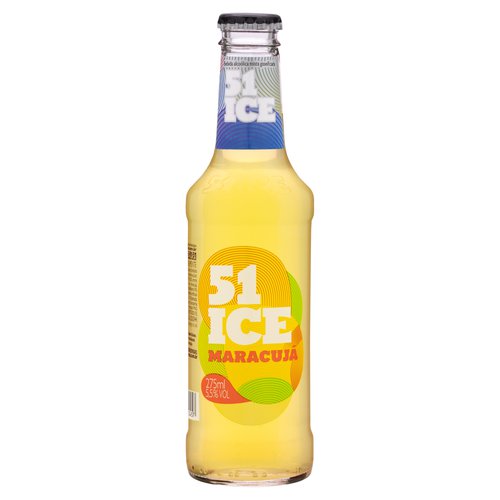 Bebida Mista Alcoólica Maracujá 51 Ice Garrafa 275ml Bebida Mista Alcoólica Maracujá 51 Ice Garrafa 275ml