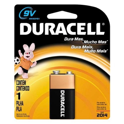 Pilha Alcalina MN 1604B1 Duracell 9V Pilha Alcalina MN 1604B1 Duracell 9V