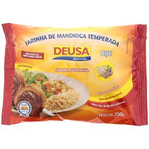 Farinha de Mandioca Temperada Deusa 250g Farinha de Mandioca Temperada Deusa 250g