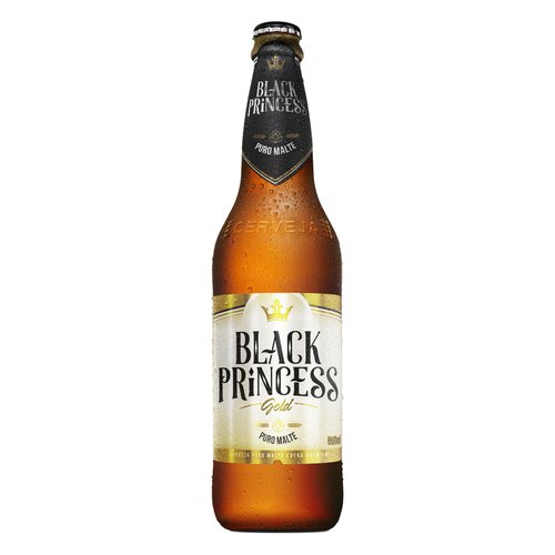Cerveja American Lager Puro Malte Gold Black Princess Garrafa 600ml Cerveja American Lager Puro Malte Gold Black Princess Garrafa 600ml