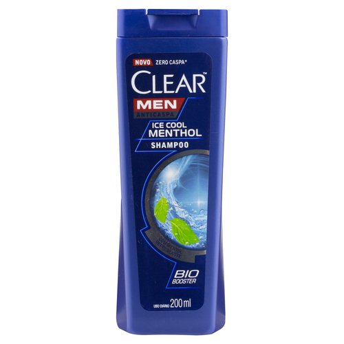 Shampoo Anticaspa Ice Cool Menthol Clear Men Frasco 200ml Shampoo Anticaspa Ice Cool Menthol Clear Men Frasco 200ml