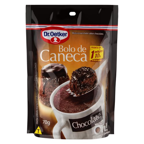 Mistura para Bolo de Caneca Chocolate Dr. Oetker 70 g Mistura para Bolo de Caneca Chocolate Dr. Oetker 70 g