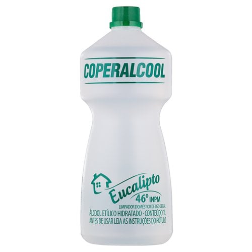 Álcool Líquido 46º INPM Eucalipto Coperalcool Frasco 1l Álcool Líquido 46º INPM Eucalipto Coperalcool Frasco 1l