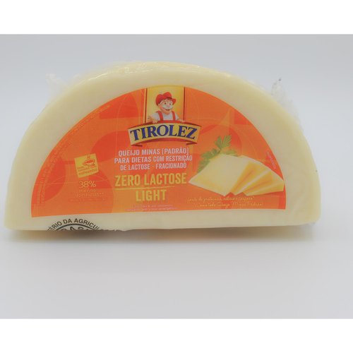 Queijo Minas Padrão Tirolez Sem Lactose Light 350g Queijo Minas Padrão Tirolez Sem Lactose Light 350g