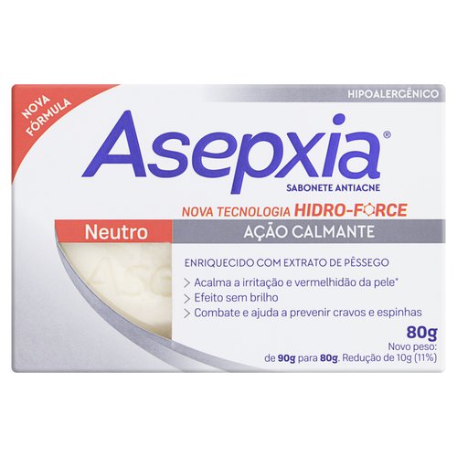 Sabonete Asepxia Neutro 80g Sabonete Asepxia Neutro 80g