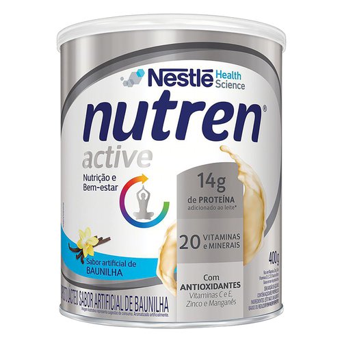 Composto Lácteo Baunilha Nutren Active Lata 400g Composto Lácteo Baunilha Nutren Active Lata 400g