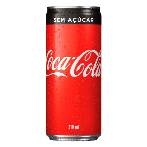 Refrigerante sem Açúcar Coca-Cola Lata 310ml Refrigerante sem Açúcar Coca-Cola Lata 310ml