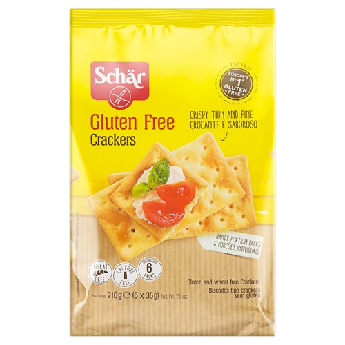 Biscoito Cracker sem Glúten Zero Lactose Schär Pacote 210g Biscoito Cracker sem Glúten Zero Lactose Schär Pacote 210g