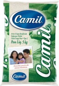 Arroz Tipo2 Branco Camil 5kg Arroz Tipo2 Branco Camil 5kg