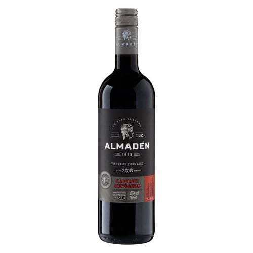 Vinho Brasileiro Tinto Seco Almadén Cabernet Sauvignon Campanha Garrafa 750ml Vinho Brasileiro Tinto Seco Almadén Cabernet Sauvignon Campanha Garrafa 750ml