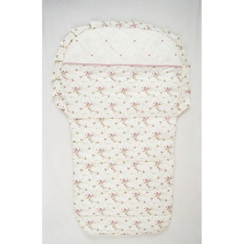 Capa para Carrinho de Bebê Floral Rosê Capa para Carrinho de Bebê Floral Rosê