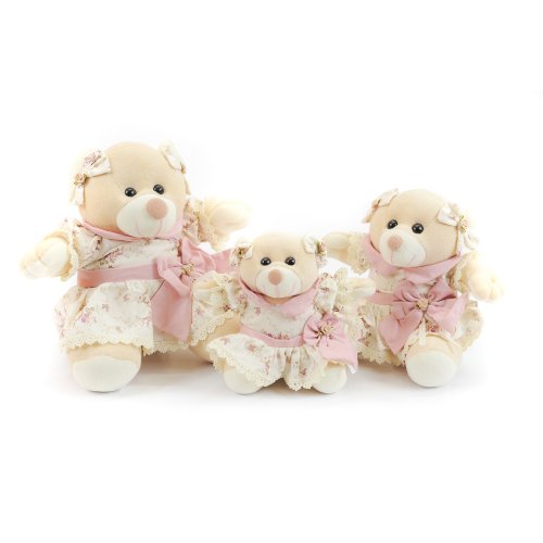 Trio de Ursas para Nicho Vestido Floral Rosê Trio de Ursas para Nicho Vestido Floral Rosê