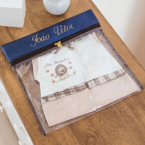 Saquinho Personalizado Organizador Roupa Maternidade 01 Peça Saquinho Personalizado Organizador Roupa Maternidade 01 Peça