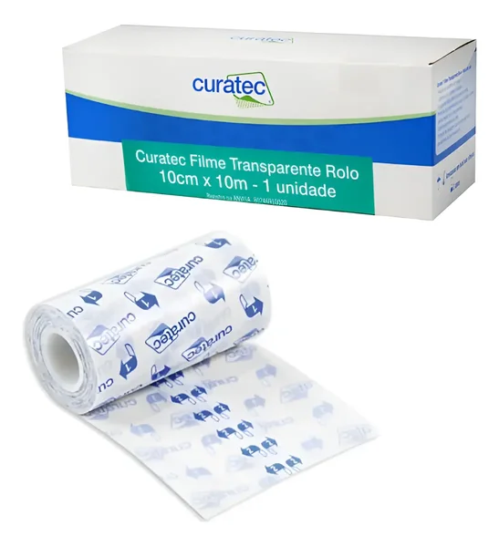 CURATEC FILME TRANSP ROLO 10CMX10M CURATEC FILME TRANSP ROLO 10CMX10M