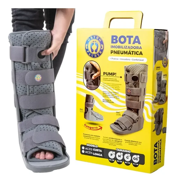 BOTA IMOBILIZADORA PNEUMÁTICA LONGA BRACE PAUHER G BOTA IMOBILIZADORA PNEUMÁTICA LONGA BRACE PAUHER G