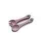 Pink Suction Three-portion Plate – Spoon & Fork