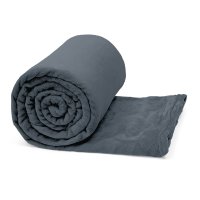 Manta Casal Flannel Comfy Cinza Escuro 1,50x2,20