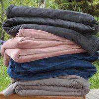 Manta Solteiro Blanket 300 Azul Jeans 1,60x2,20  008031-0671