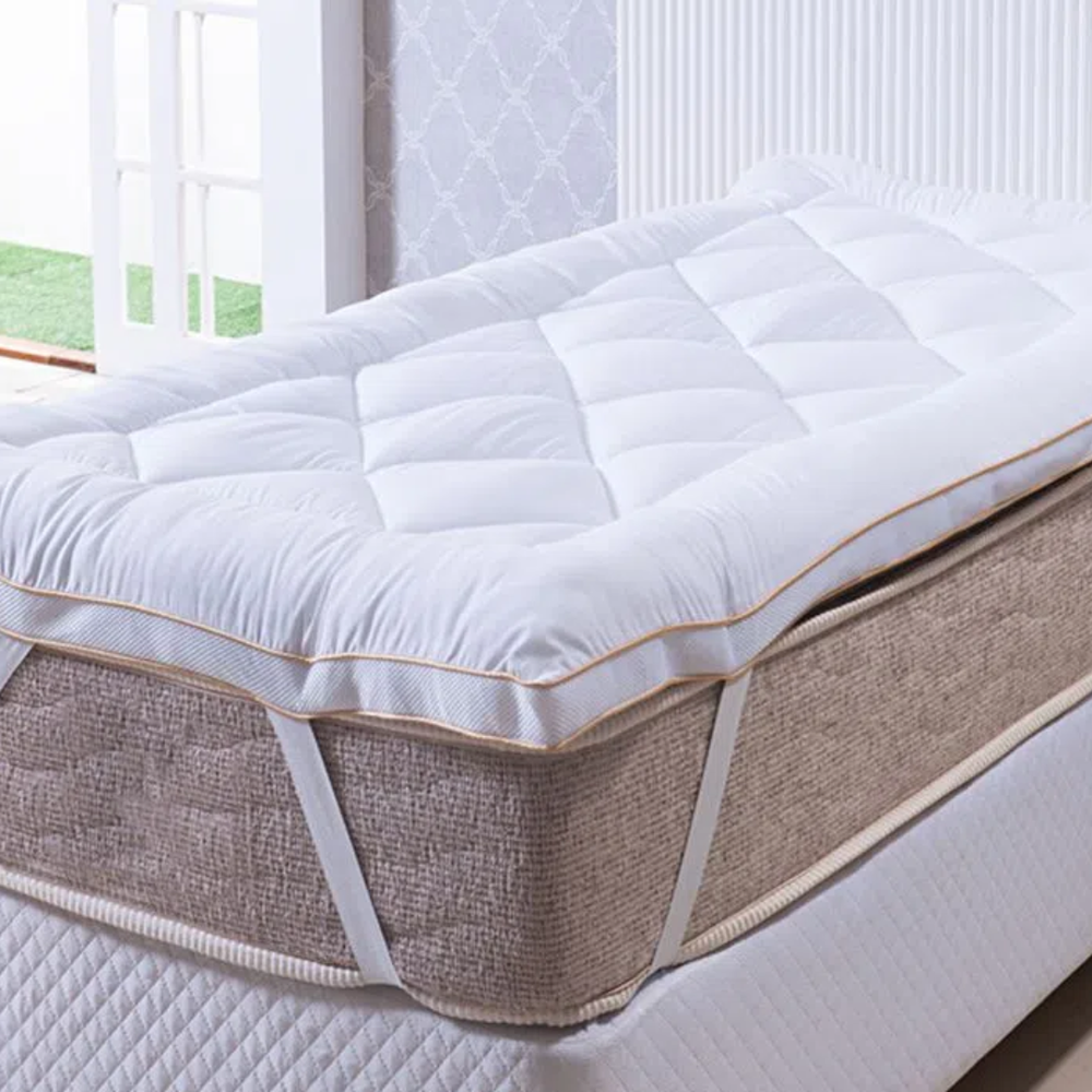 Pillow Top King Toque Pluma Branco Bembolada a Loja de Enxovais mais