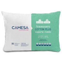 Travesseiro Suporte Medio Cotton Plus 180 Fios 50x70 ( Verde)