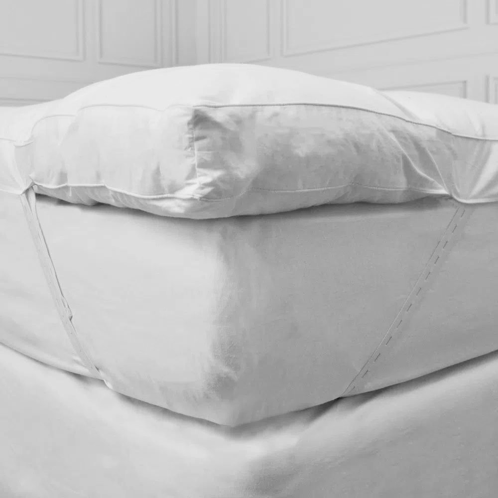 PILLOW TOP CASAL MARRIAGE BLUE BRANCO