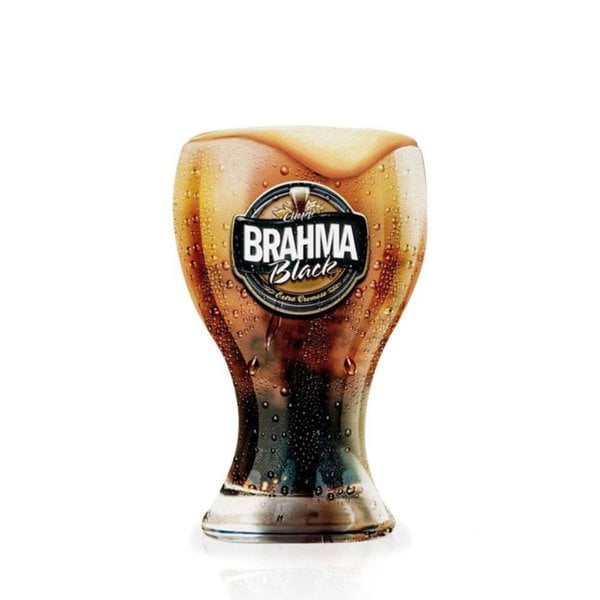 Copo Chopp Brahma Black 430ml Globimport