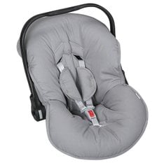 Capa Bebê Conforto e Protetor de Cinto Chumbo Ajustável, 100% Algodão - 3 Peças
