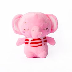 Brinquedo Pet Elefante Rosa com Listras - 1 Peça
