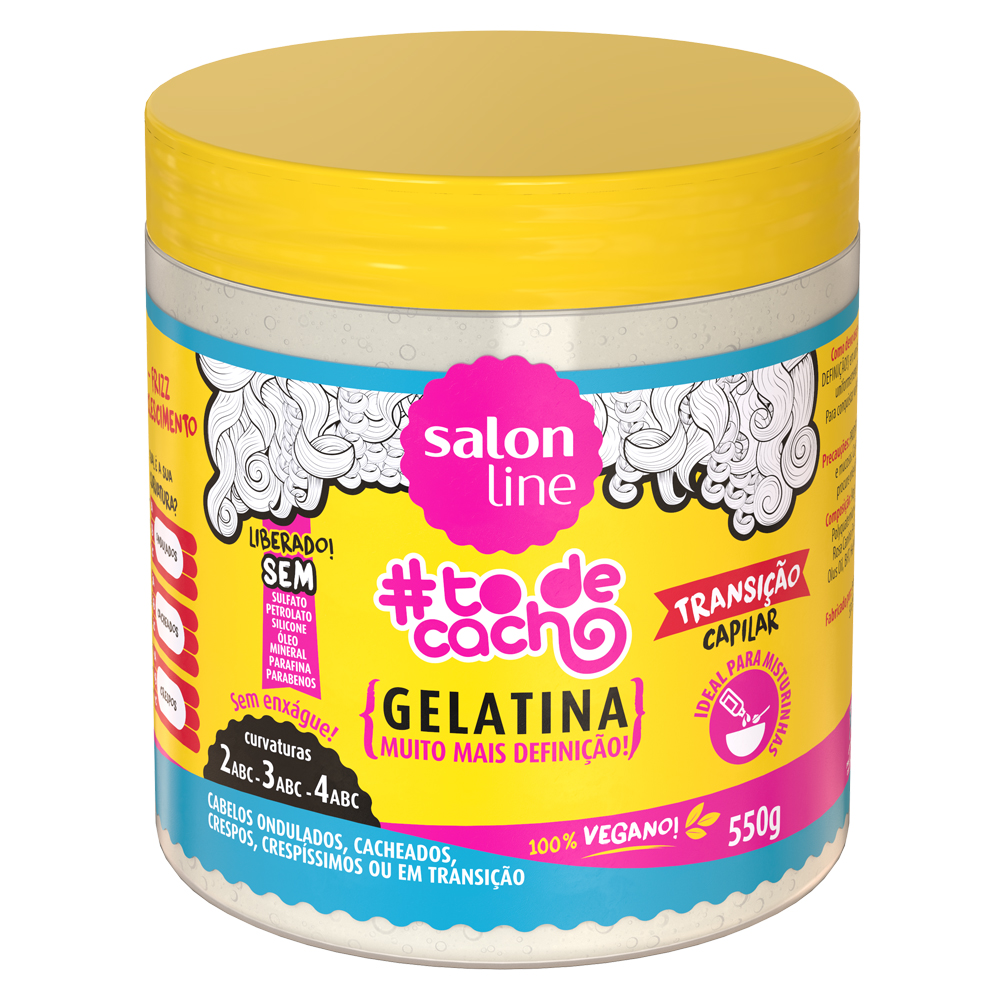 Gelatina Capilar Creme Para Deixar O Cabelo Cacheado Masculino