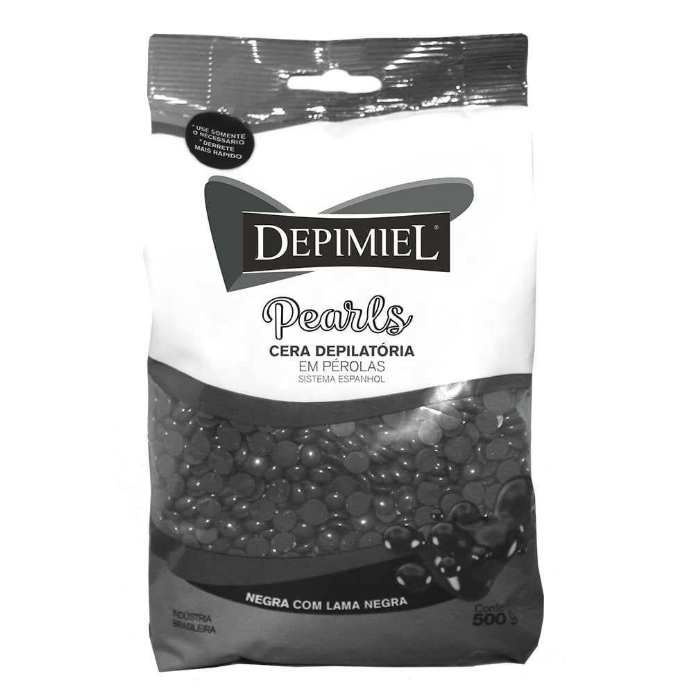 Cera Granulada Depimiel Negra 500g Cigana Beleza