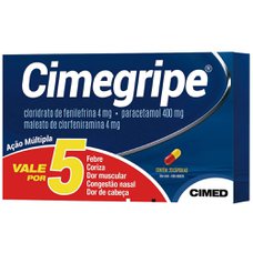 Cimegripe caixa com 20 cápsulas duras