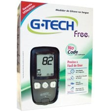 Kit Medidor de Glicose GrandeTech Ap + 10 Tiras Free