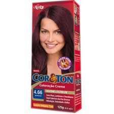 Coloração Cor & Ton 4.66 Bordeaux Vermelhos Especiais - Niely