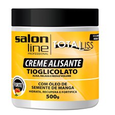 Creme Alisante Óleo Semente de Manga Forte 500g - Salon Line