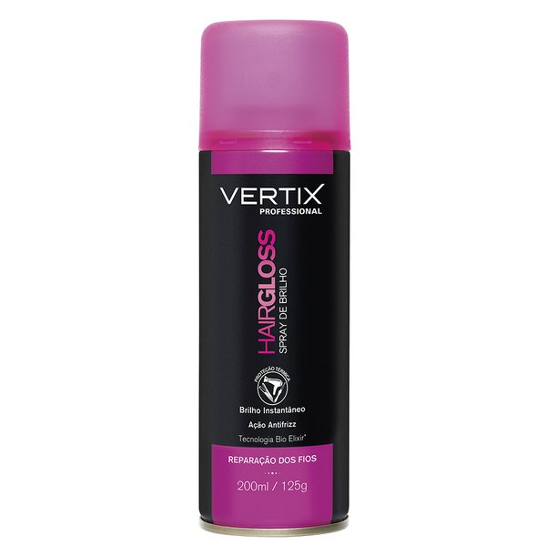 Spray de Brilho Hairgloss 200ml - Vertix