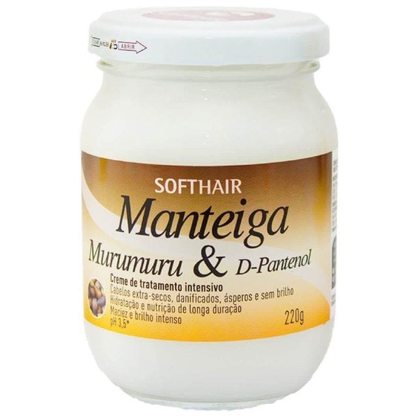 Manteiga de Murumuru e D-Pantenol 220ml - Loja Soft Hair - Cosméticos