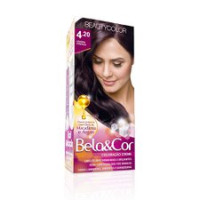 Kit Coloração Bela&Cor 4.20 Violeta Intenso - BeautyColor