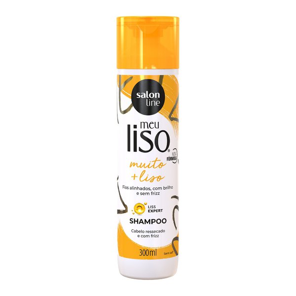 Shampoo Meu Liso Muito+Liso Amido de Milho 300ML - Salon Line