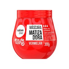 Máscara #todecacho Matizadora Vermelha 300g - Salon Line