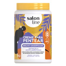 Creme Para Pentear Brilho Umidificado 1kg - Salon Line