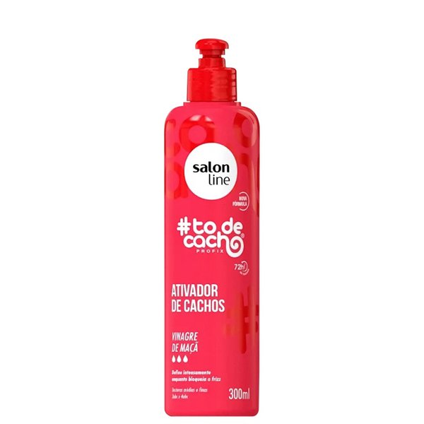 Ativador de Cachos #todecacho Vinagre de Maçã 300ml - Salon Line