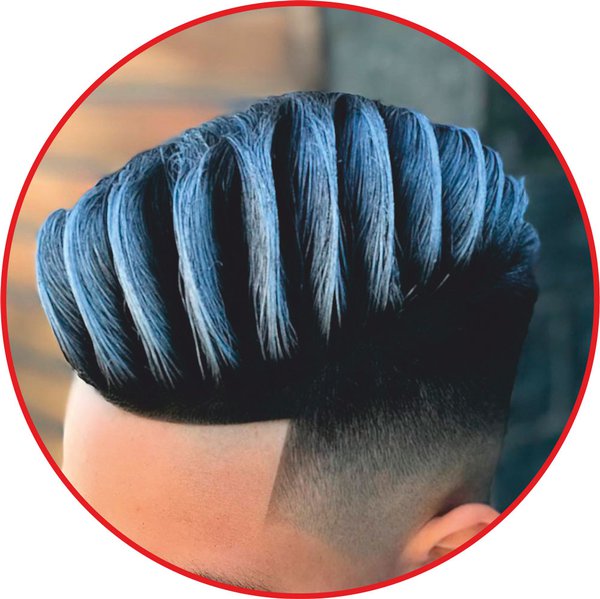 Pente Profissional Barber Long Azul 4916 - Santa Clara