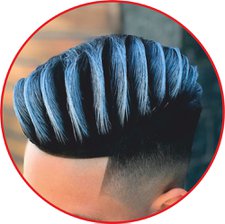 Pente Profissional Barber Long Azul 4916 - Santa Clara