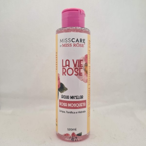 Água Micelar 120ml La Vie Rose Rosa Mosqueta - Miss Rôse